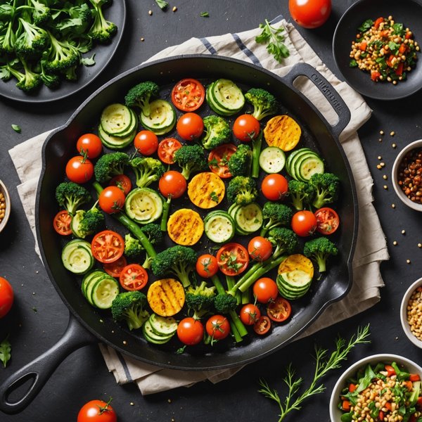 Comment cuisiner des plats de légumes à la plancha sans huile pour un repas léger?