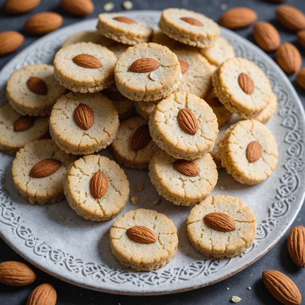 Quelle est la méthode pour des biscuits sablés aux amandes croquants?